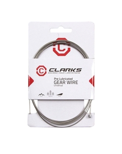 Велосипедный тросик переключателя CLARKS, МТВ/Hybrid/Road PRE-LUBE, W7151, с тефлоном, 1.1х2000мм, 3-374 Clarks