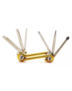 Мультитул (6 функций, шестигранный ключ: 3/4/5/6мм, ключ:8/10/15мм, сталь), VSI 03 Vinca sport