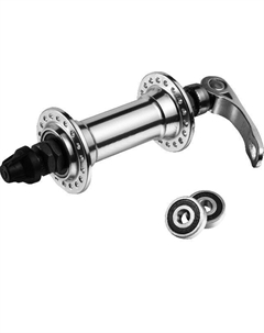 Велосипедная втулка, передняя, 36H, с эксцентриком, на промподшипниках, под диск, чёрная, SF-A22 Tbs