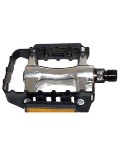 Педали велосипедные МТВ алюминий, сталь, c отражателями, 311317 Messing