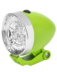 Велофонарь JY-592, передний, 3 LED, зеленый, LU059255 Jing yi