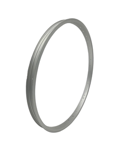 Обод велосипедный, одинарный, 12x1.75, 28H, серебристый, YKL-17 Tbs