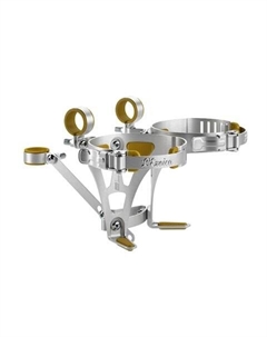 Флягодержатель Eroica, алюминий, двойной, EL0156001 Elite