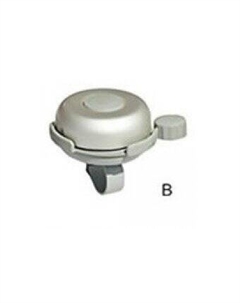 Звонок велосипедный серебристый/серый, сталь/пластик, BELL-01B Tbs