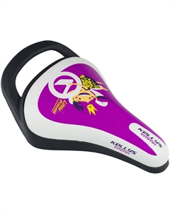 Седло EMMA детское, 245x145мм, с ручкой, фиолетовое, ZKE18538 Kellys