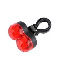 Фонарь велосипедный, задний, 2 LED, 3 режима работы, блистер, JY-600T Jing yi