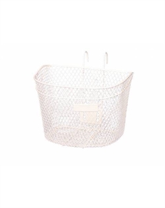 Велокорзина GO-ON, передняя, белая, LX-050 Tbs