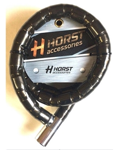 Замок велосипедный, цепь, 22х1500 мм, на ключ, черный, 09-100259 Хорст