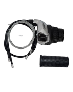 Грипшифт KDSG-43-7SI(INDEX) 7ск, правый, с тросиком, оплёткой и грипсой, KDSG-43-7SI(INDEX) Tbs