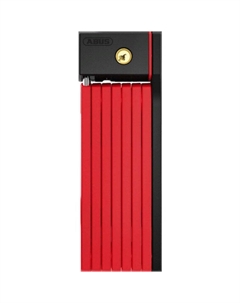 Замок вело складной на ключе 5700K/100см RD SH BORDO uGrip BIG класс защиты 7/15 с крепленим, красный, 05-0086746 Abus