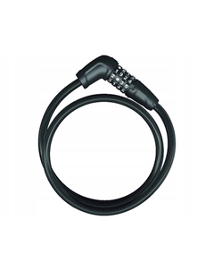 Замок вело кодовый 4х Steel-O-flex 5410C/85см BK SCLL Numerino класс защиты 3/15 с крепленим, черный, 05-0040803 Abus