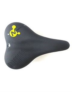 Седло велосипедное, комфорт, для города с эластомером, с гелевыми вставками, пена, унисекс, _D-5346 Ddk