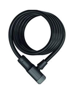 Замок вело трос на ключе Steel-O-flex 5510K/180см BK SR Primo класс защиты 3/15 черный, 05-0061468 Abus