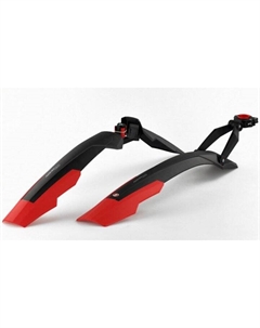 Комплект крыльев ADHD 27.5''-29'', для велосипедов с амортизаторами 27.5''-29'', черно-красный, S28.3 Simpla