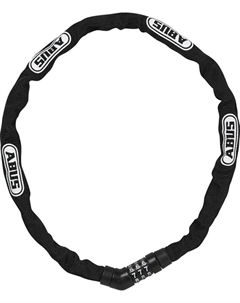 Велозамок Steel-O-Chain 4804C/75см, цепь 4мм, кодовый, класс защиты 3/15, 360гр, черный, 05-0071617 Abus