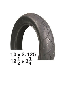 Покрышка 12 1/2 х 2 1/4 слик, черная, NEW, 09-500236 Hota