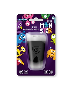 Фара велосипедная Little Monster, детская, передняя, силикон, черная, LHTX378FCLM Trix