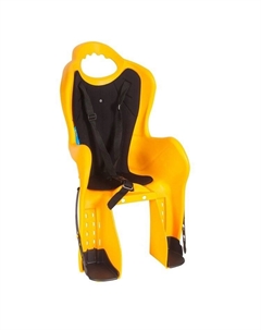 Велокресло детское Elibas P, заднее, на багажник, нагрузка 22 кг, оранжевый, 92070847 Htp design