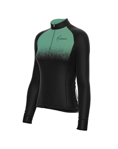 Веломайка PRESENA Lady, длинный рукав, Черный/темно-зеленый, A14N1032L (Размер: S, Цвет: Черный/темно-зеленый) Biemme