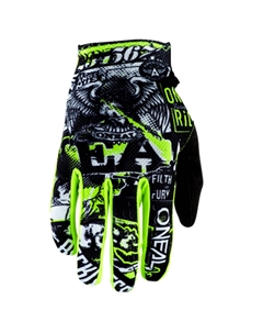 Велоперчатки подростковые MATRIX Youth Glove ATTACK, black/neon yellow, 0391-205 (Размер: M/5, Цвет: black/neon yellow) O'neal