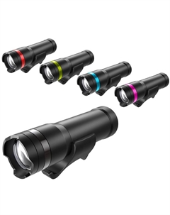 Фонарь передний KELLY'S ZOOMER, 65Lm х 60ч, 1x Cree LED, 4 режима, быстросъёмный, с батарейками 3x AAA, 74145 Kellys