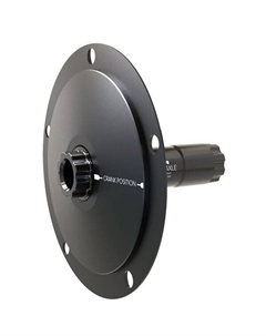 Каретка велосипедная с пауком Track30 Crankset Axle+Spider Black, S01-189-00010 Ротор