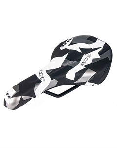 Седло велосипедное DS-20 Lightning, с принтом "молния", 145х275мм, унисекс, ARV000465 Enlee