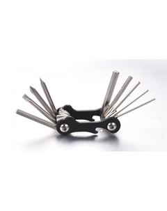 Мультитул, 10 функций, черный, сталь, VSI 15 Vinca sport