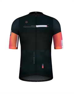 Веломайка STARK MAN DYE, короткий рукав, черный/красный, 10-01-027-018 (Размер: L, Цвет: Черный/красный) Gobik