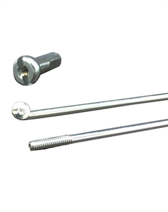 Спицы велосипедные, 14GX85 мм, с ниппелем NIPPLE L:1/2, C/14GX85 Spoke 144+ 144niples Tbs