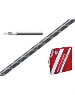 Рубашка троса переключения, 4мм со смазкой, бухта 30м, в коробке, светоотражающая, RSK200-SP Alhonga