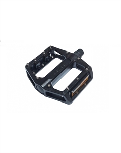 Педали, ВМХ, алюминий, ось Cr-mo, 9/16", шариковые подшипники, сменные U-пины, 109х101х26мм, чёрные, B087U Wellgo