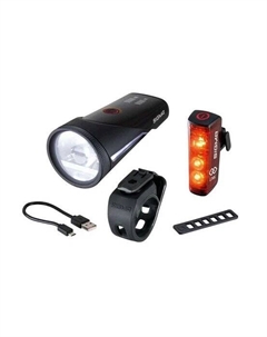 Фара велосипедная с фонарём AURA 100 люкс, OSRAM LED, 2 режима USB/Blaze, 4-017950 Sigma