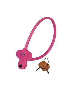 Велосипедный замок (KLS) KIDDY, тросовый, на ключ, 8 х 450 KLS Kiddy (розовый, KLS Kiddy) Kellys