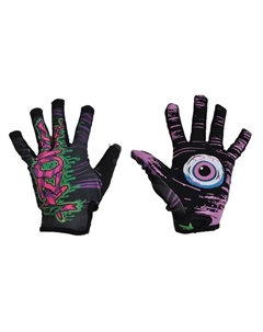 Велоперчатки, чёрный/зелёный/фиолетовый, FTB22388 (L) O'neal