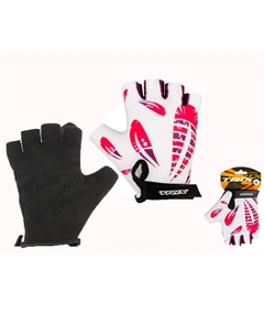 Велоперчатки женские, пурпурно-белые, GL-TX-018546A-S-PUWH (Размер S) Trix