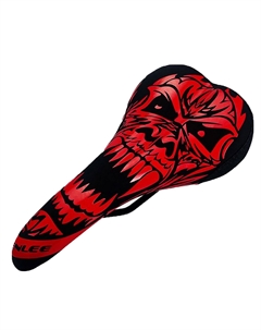 Седло велосипедное DS-20 Skull, MTB, с принтом ''череп'', унисекс, ARV000222 Enlee