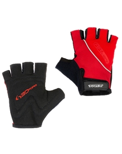 Велоперчатки женские, короткие пальцы, красные, GL-TX-018511D-S-R (Размер M) Trix
