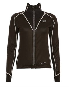 Велокуртка NANODRY LADY черный/серый, 2018, A30J1032L (Размер: XS) Biemme