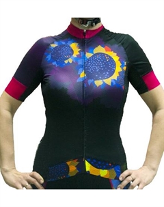 Веломайка короткий рукав Flowers, 2019, AB12B0672L (Размер: M) Biemme