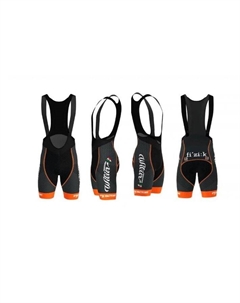 Велотрусы Velomarket Team, c лямками, оранжевый, 2021, AB21B054M (Размер: M) Biemme