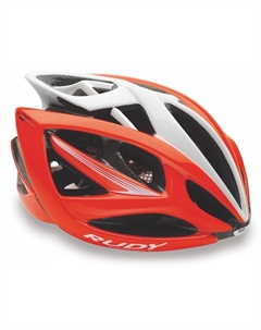 Велошлем AIRSTORM RED FLUO-WHITE SHINY, HL540052 (Размер: L (59-61 см)) Rudy project