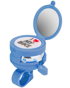 Звонок 34S-03 "Зеркало" алюминий/пластик, синий, 210243 Stels