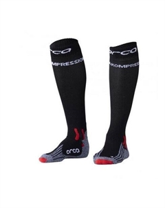 Велоноски Comppession Comp Race, анатомические, компрессионные, черный, AVAU (Размер L) Orca