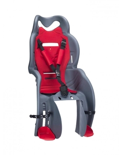 Детское велокресло Sanbas, заднее, на багажник, до 22 кг, светло-серый, HTP 155 Sanbas light grey Vinca sport