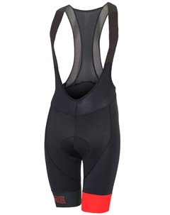 Велотрусы c лямками Вiemme LEGEND ECO, AB82 черный/красный, 2021, A21L203M (Размер: XS) Biemme