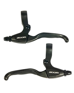 Ручки тормоза BL-07, правая + левая, алюминий, черный, BL-07LR Zoom®