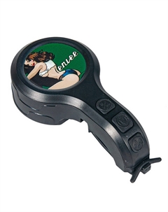 Велозвонок OBP-10, пластик, дизайн девушка, D-50 мм, ARV000495 Enlee