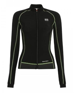 Веломайка длинный рукав Flex Lady, черный/зеленый, A14J1012L (Размер: M) Biemme