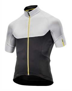 Веломайка короткий рукав KSYRIUM PRO, черный/белый, 2018, 393407 (Размер: S) Mavic